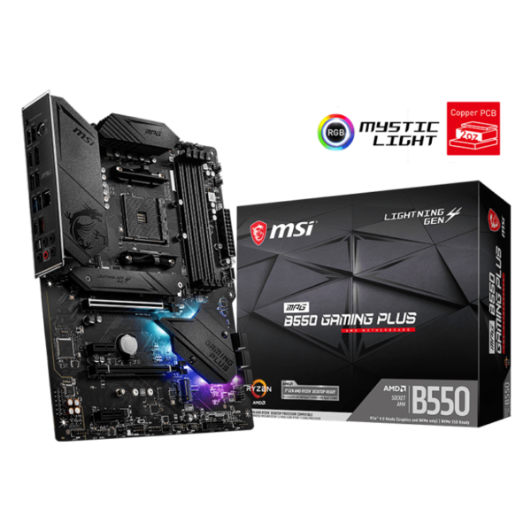 BOARD  MSI MPG B550 GAMING PLUS AM4 DDR4 RYZEN